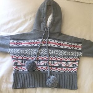 Cropped Derek Heart Sweatshirt